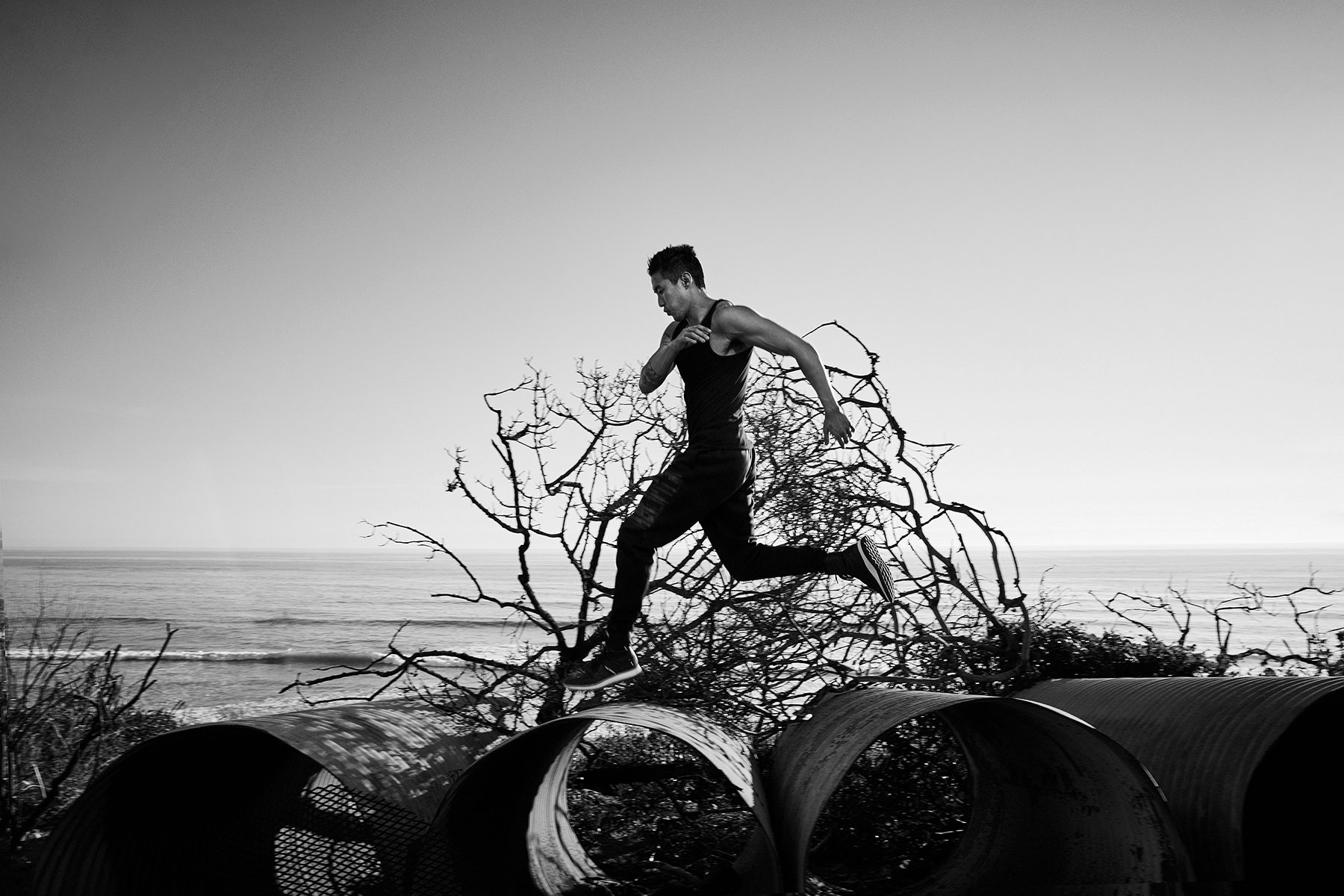 Actor and Muay Thai athlete, Jasper Jeon, film and stills by director Scott Council