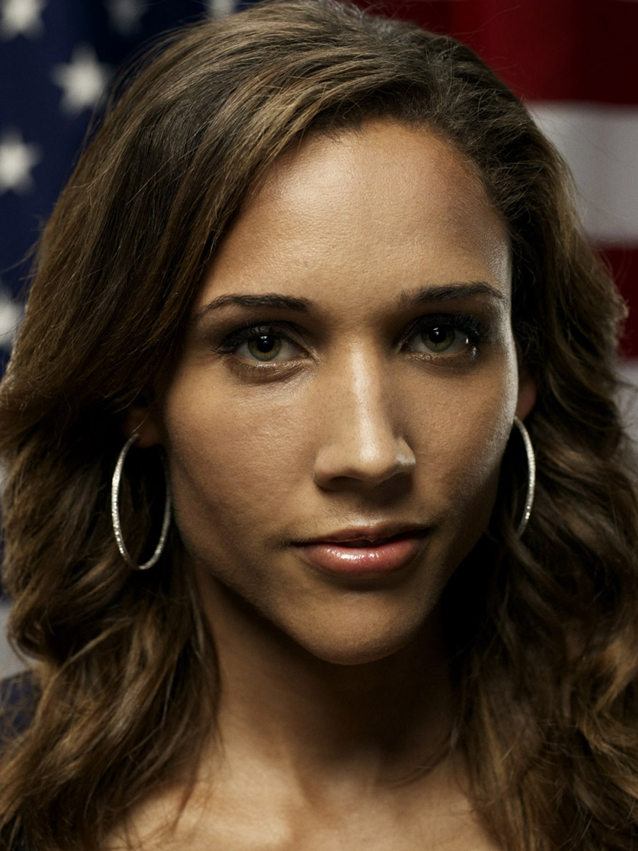 Lolo Jones, US Olympic athlete, photographed by Scott Council