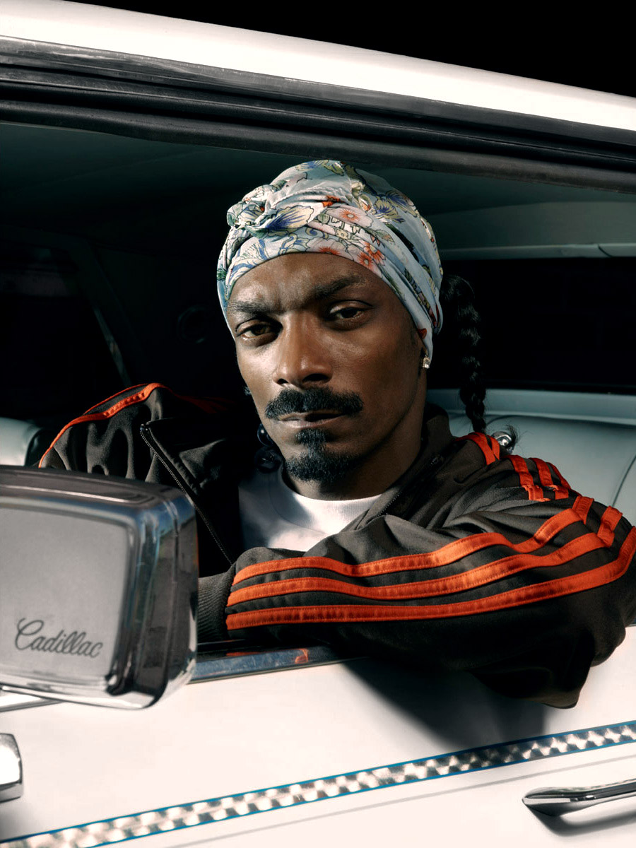 Hip-Hop artist, rapper Snoop Dogg photographed by Scott Council