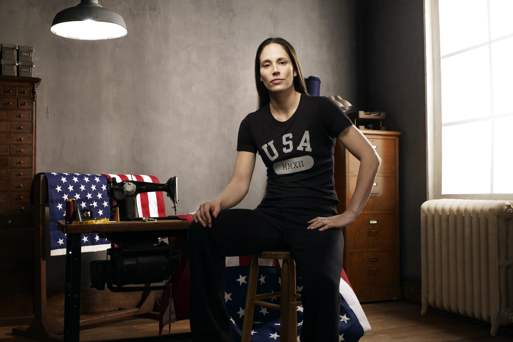 Sue Bird, US Olympic athlete, photographed by Scott Council
