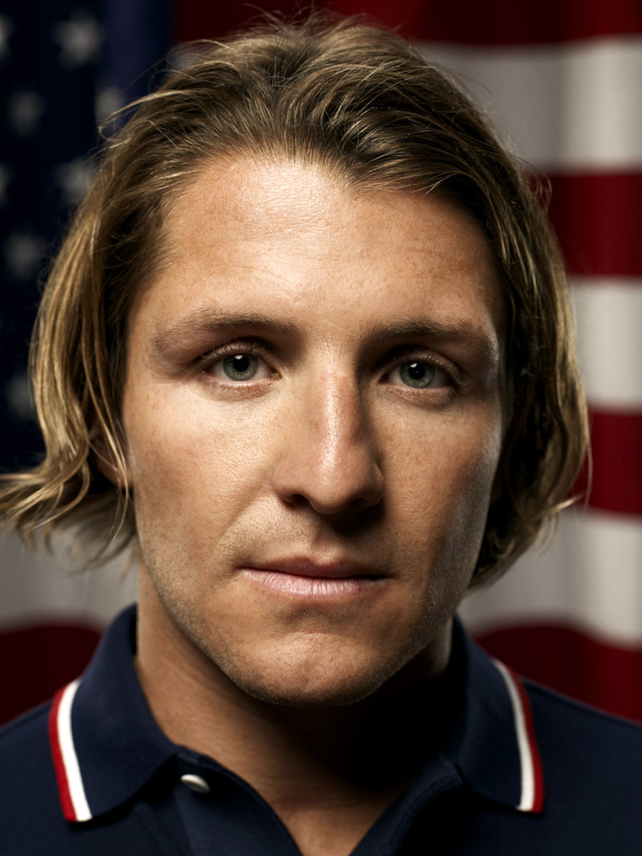 portrait of  Tony Azevedo, US Olympic athlete, photographed by Scott Council