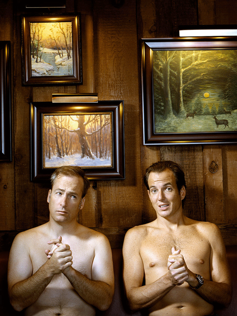Will Arnett and Bob Odenkirk photographed by Scott Council
