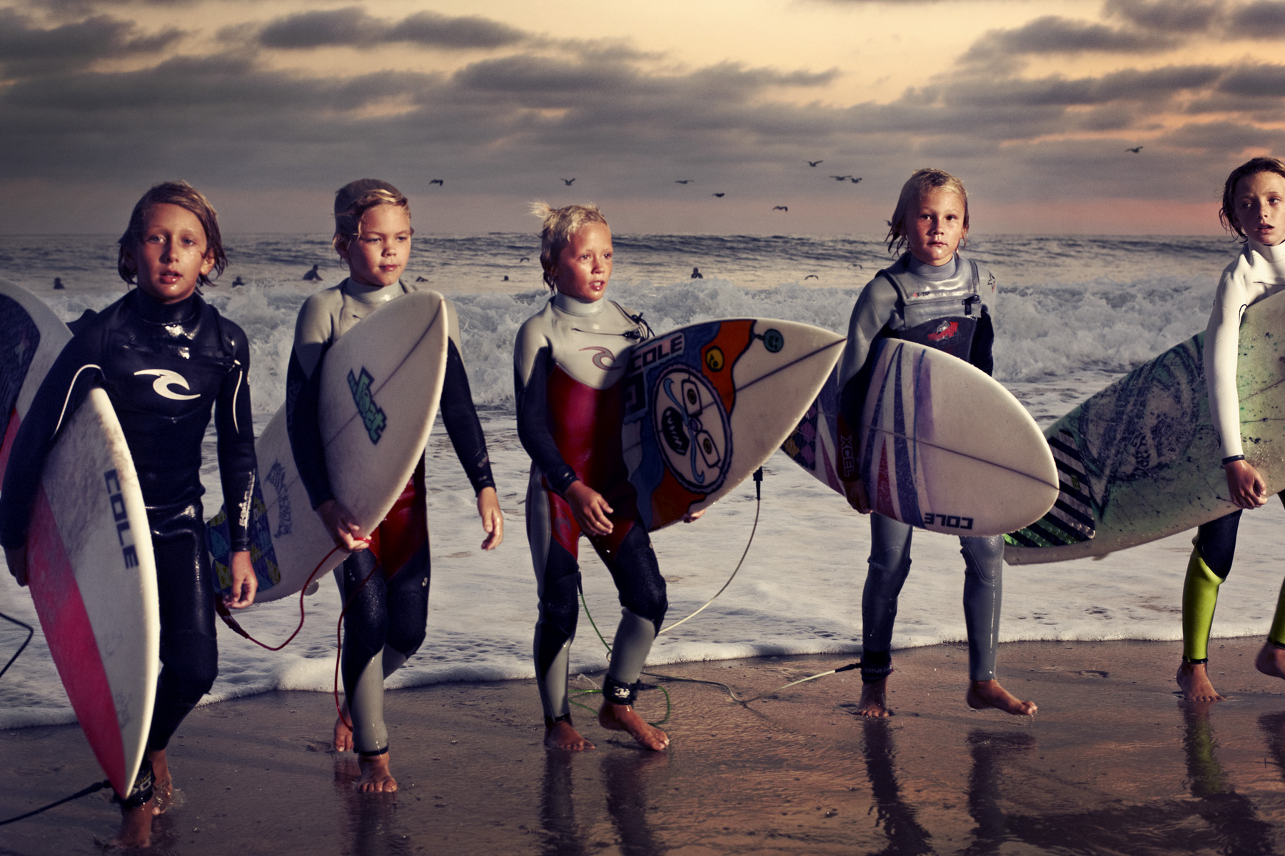 Surf Kids of San Clemente photographed by Scott Council